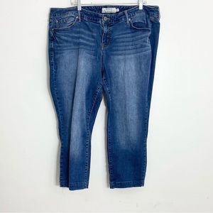 Torrid Jeans Womens 22 Blue Ankle Crop